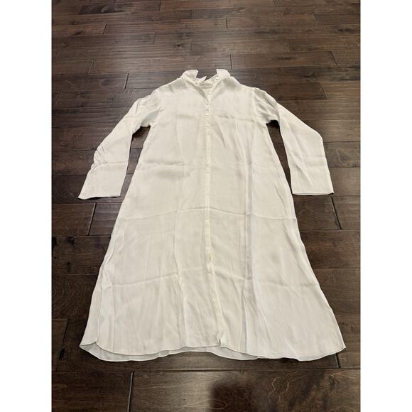 Yoli & Otis Womens White Button Up Long Sleeve Dress Shirt Size S SMALL - Picture 2 of 9